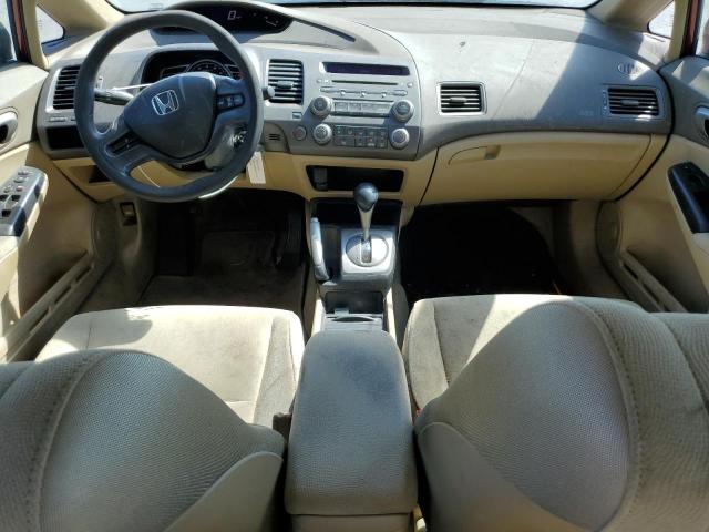 2HGFA16598H531481 - 2008 HONDA CIVIC LX BURGUNDY photo 8