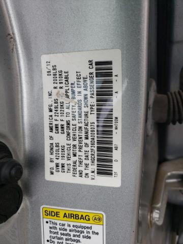 1HGCR2F36DA009075 - 2013 HONDA ACCORD LX Argent photo 13
