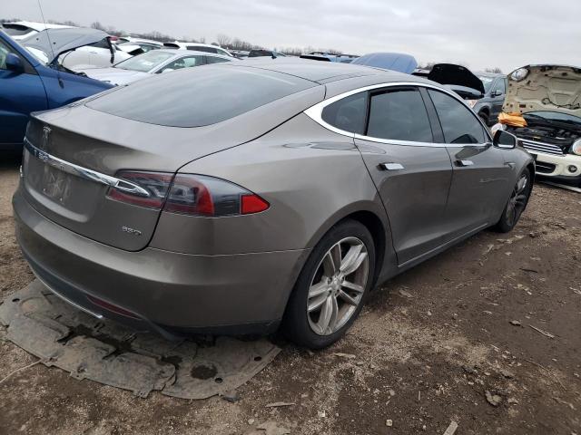 5YJSA1E26GF128969 - 2016 TESLA MODEL S GRAY photo 3