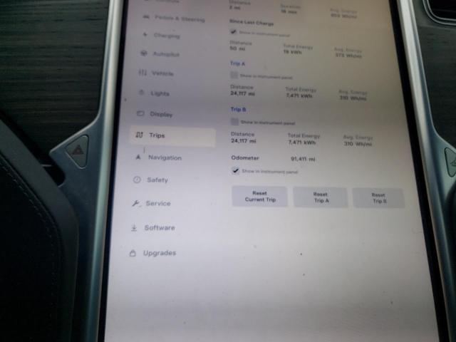 5YJSA1E26GF128969 - 2016 TESLA MODEL S ნაცრისფერი ფოტო 9