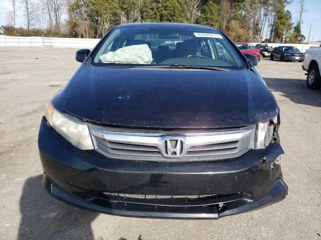 2HGFB2F55CH580625 - 2012 HONDA CIVIC LX BLACK photo 5