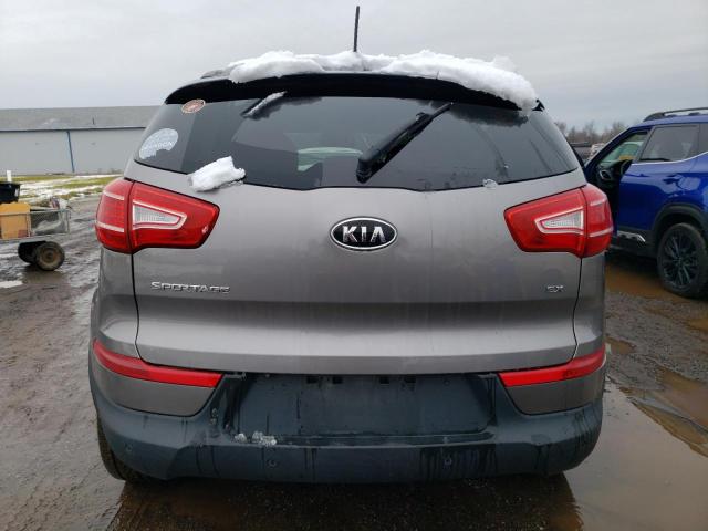 KNDPCCA25C7307649 - 2012 KIA SPORTAGE EX GRAY photo 6