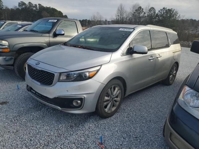 KNDME5C1XF6026129 - 2015 KIA SEDONA SXL SILVER photo 1