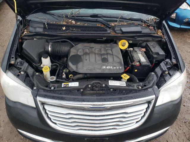 2C4RC1CG7FR554907 - 2015 CHRYSLER TOWN & COU TOURING L BLACK photo 12