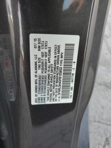 5FNRL5H43FB125653 - 2015 HONDA ODYSSEY EX CHARCOAL photo 14