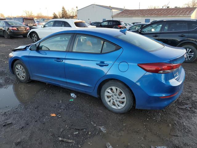 5NPD74LF2JH390298 - 2018 HYUNDAI ELANTRA SE BLUE photo 2