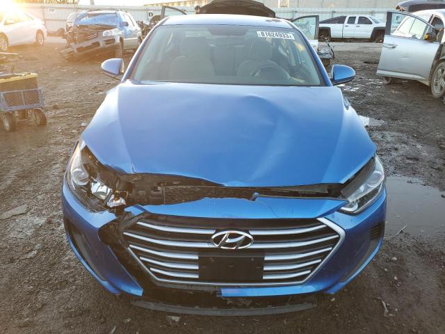 5NPD74LF2JH390298 - 2018 HYUNDAI ELANTRA SE BLUE photo 5