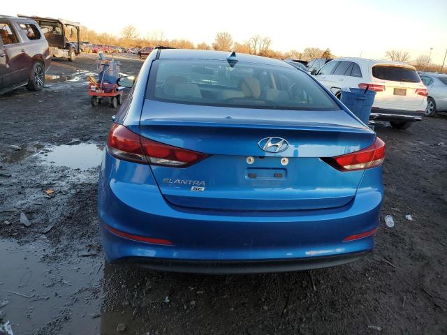 5NPD74LF2JH390298 - 2018 HYUNDAI ELANTRA SE BLUE photo 6