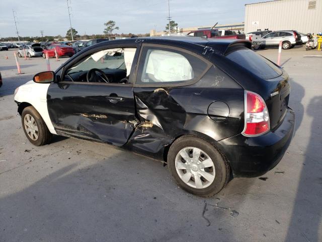 KMHCM36C27U015151 - 2007 HYUNDAI ACCENT GS BLACK photo 2