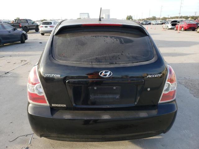 KMHCM36C27U015151 - 2007 HYUNDAI ACCENT GS BLACK photo 6