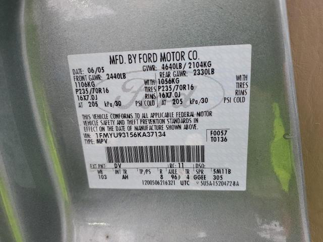 1FMYU93156KA37134 - 2006 FORD ESCAPE XLT TEAL photo 13