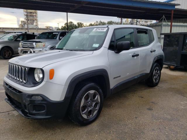 ZACCJBAW2GPC50157 - 2016 JEEP RENEGADE SPORT SILVER photo 1