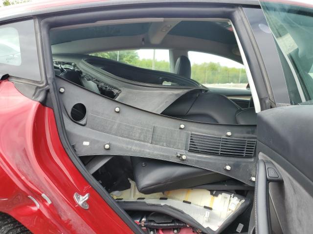 5YJ3E1EC0NF244330 - 2022 TESLA MODEL 3 Червоний фото 10