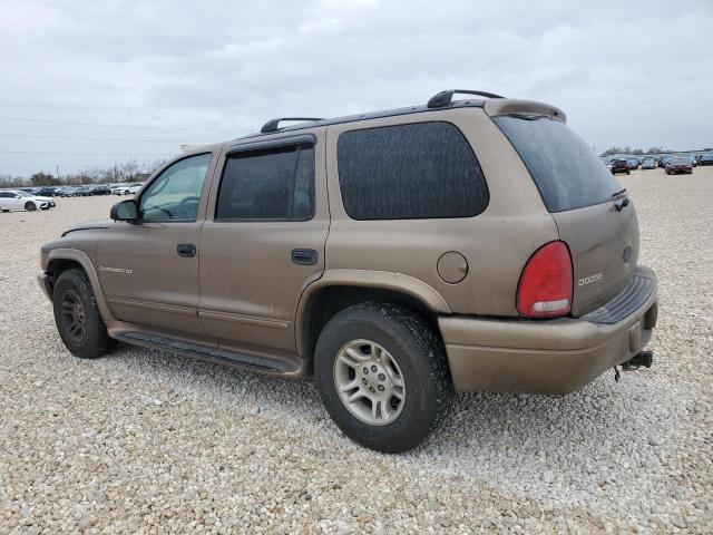 1B4HR28N61F545524 - 2001 DODGE DURANGO BROWN photo 2