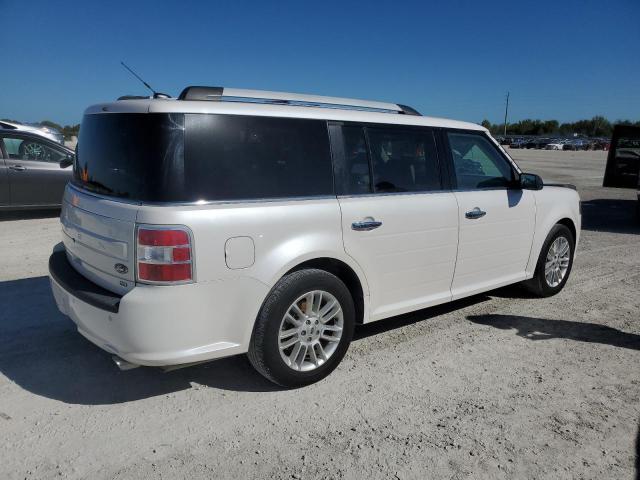 2FMHK6C89HBA10503 - 2017 FORD FLEX SEL WHITE photo 3