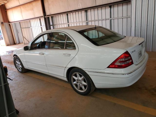WDBRF61JX2F172972 - 2002 MERCEDES-BENZ C 240 Սպիտակ լուսանկար 2