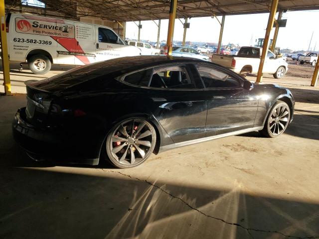 5YJSA1DP8DFP15859 - 2013 TESLA MODEL S Սև լուսանկար 3