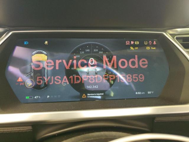 5YJSA1DP8DFP15859 - 2013 TESLA MODEL S Սև լուսանկար 9