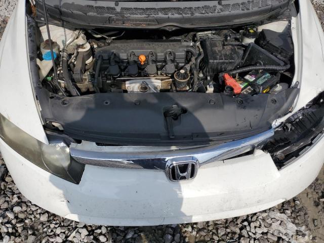 1HGFA16558L112983 - 2008 HONDA CIVIC LX WHITE photo 11