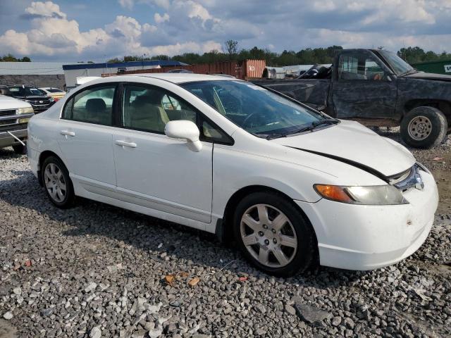 1HGFA16558L112983 - 2008 HONDA CIVIC LX WHITE photo 4