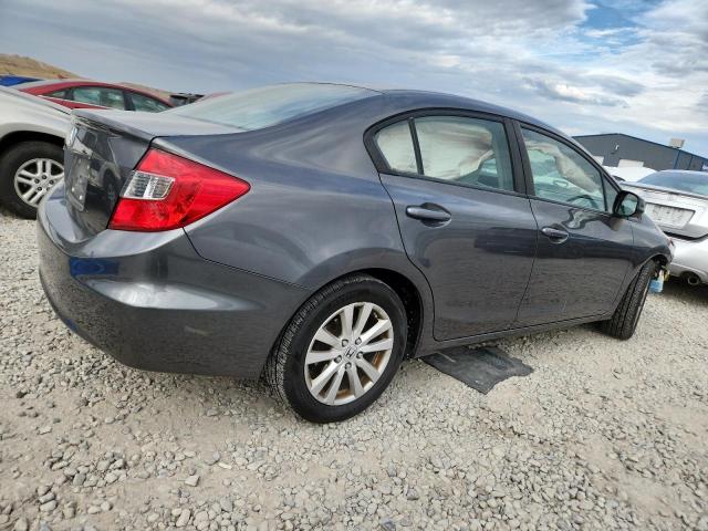 2HGFB2F85CH610992 - 2012 HONDA CIVIC EX GRAY photo 3