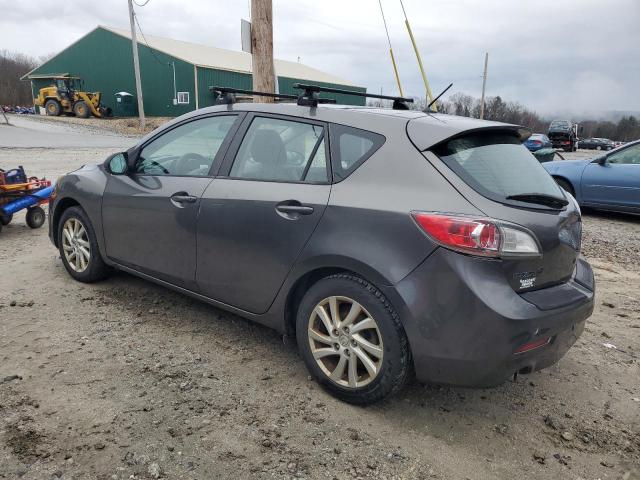 JM1BL1L86C1542015 - 2012 MAZDA 3 I GRAY photo 2