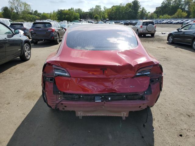 5YJ3E1EB7KF191659 - 2019 TESLA MODEL 3 წითელი ფოტო 6