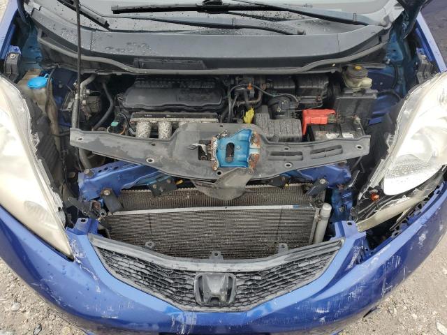 JHMGE88439S065219 - 2009 HONDA FIT SPORT BLUE photo 11