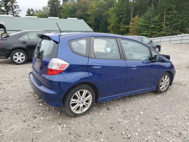 JHMGE88439S065219 - 2009 HONDA FIT SPORT BLUE photo 3