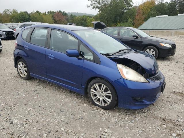 JHMGE88439S065219 - 2009 HONDA FIT SPORT BLUE photo 4