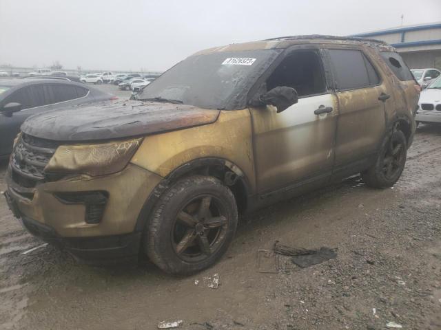 1FM5K7B85JGA58976 - 2018 FORD EXPLORER GOLD photo 1