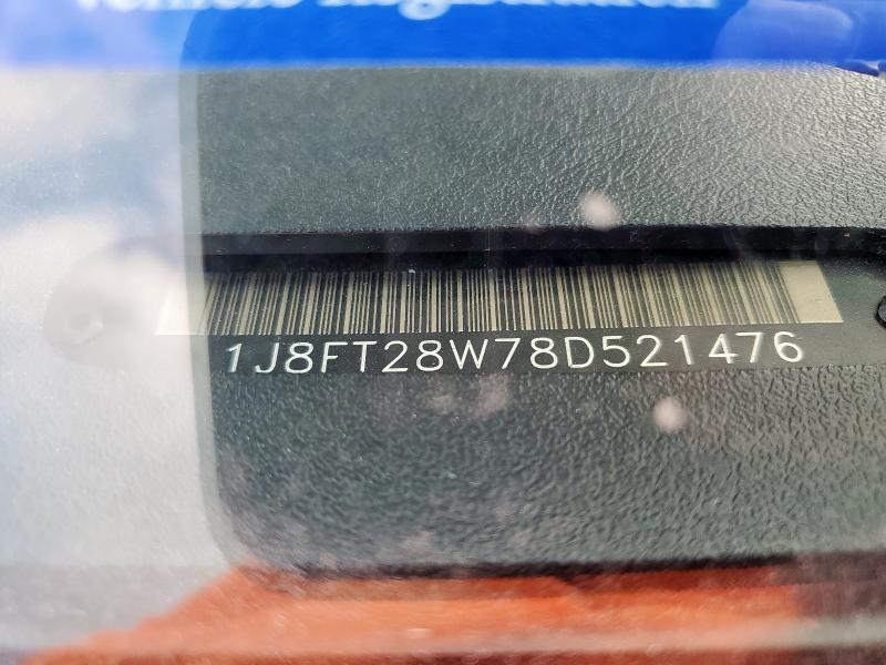 1J8FT28W78D521476 - 2008 JEEP PATRIOT SPORT SILVER photo 13