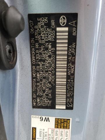 JTKDE167080233118 - 2008 SCION TC BLUE photo 12