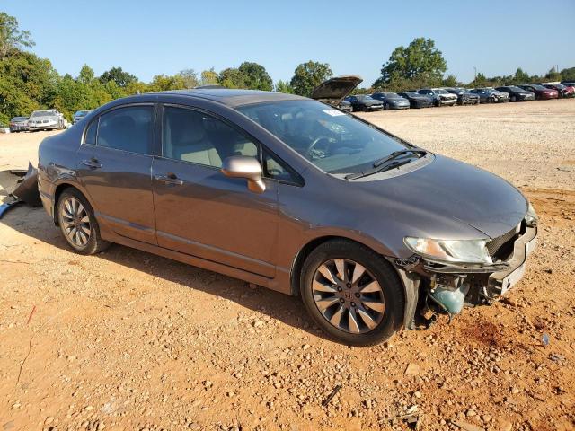 2HGFA16869H517775 - 2009 HONDA CIVIC EX ნაცრისფერი ფოტო 4