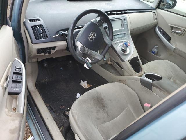 JTDKN3DU1D1629050 - 2013 TOYOTA PRIUS TURQUOISE photo 8