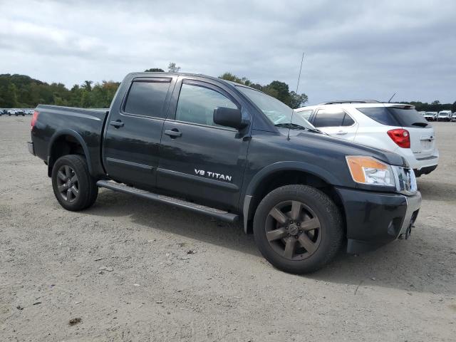 1N6AA0EC8FN513266 - 2015 NISSAN TITAN S BLACK photo 4