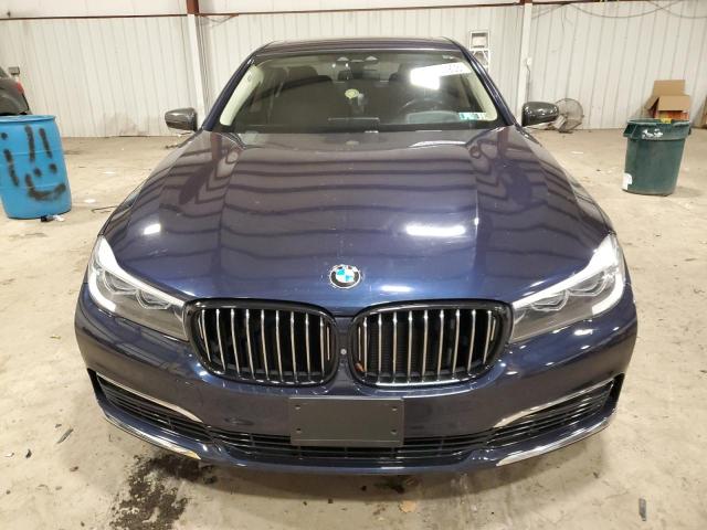 WBA7E4C57HGU99071 - 2017 BMW 740 XI BLUE photo 5