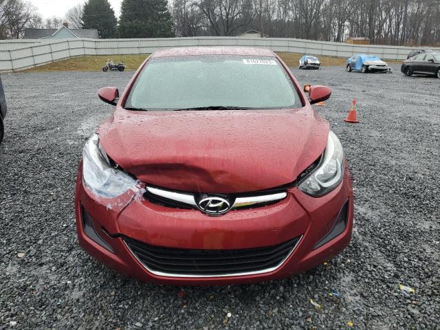 5NPDH4AE5FH621032 - 2015 HYUNDAI ELANTRA SE RED photo 5