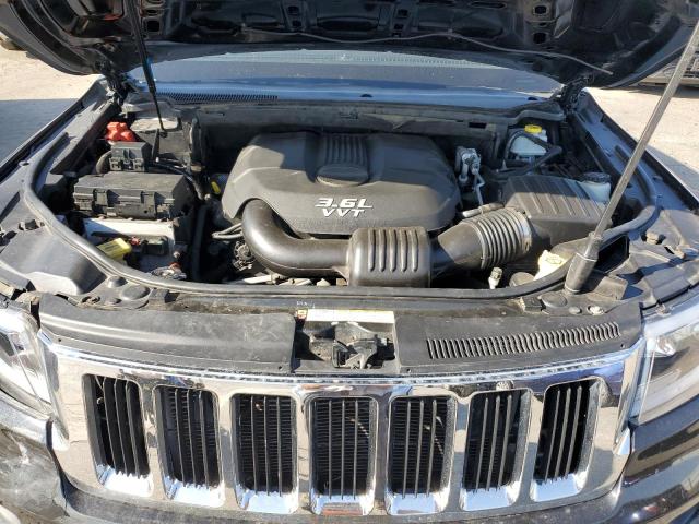 1C4RJFAGXCC351326 - 2012 JEEP GRAND CHEROKEE LAREDO 黑色 照片 12