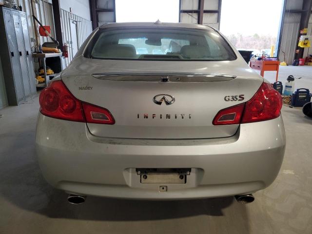 JNKBV61E88M203096 - 2008 INFINITI G35 SILVER photo 6