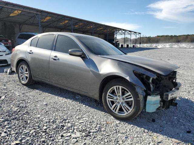 JN1CV6AR1DM755061 - 2013 INFINITI G37 GRAY photo 4