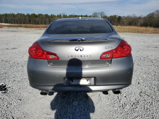 JN1CV6AR1DM755061 - 2013 INFINITI G37 GRAY photo 6