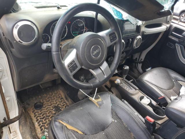 1C4BJWDG5EL213662 - 2014 JEEP WRANGLER U SPORT WHITE photo 8