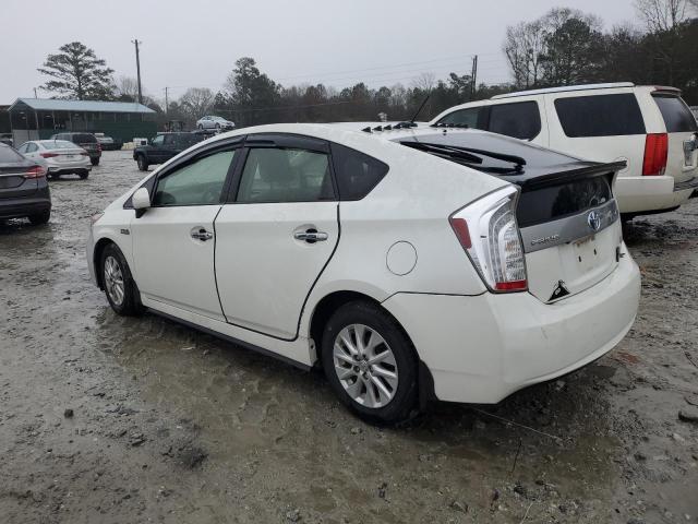 JTDKN3DP7D3046030 - 2013 TOYOTA PRIUS PLUG WHITE photo 2