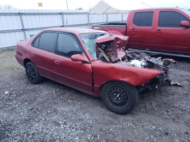 1NXBR12E91Z491512 - 2001 TOYOTA COROLLA CE RED photo 4