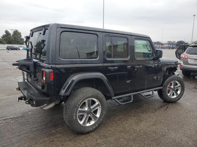 1C4HJXEGXKW662652 - 2019 JEEP WRANGLER U SAHARA Чорний фото 3