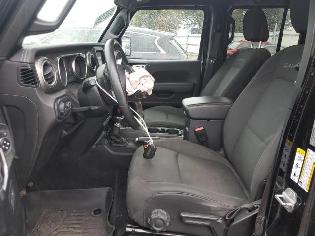 1C4HJXEGXKW662652 - 2019 JEEP WRANGLER U SAHARA Чорний фото 7