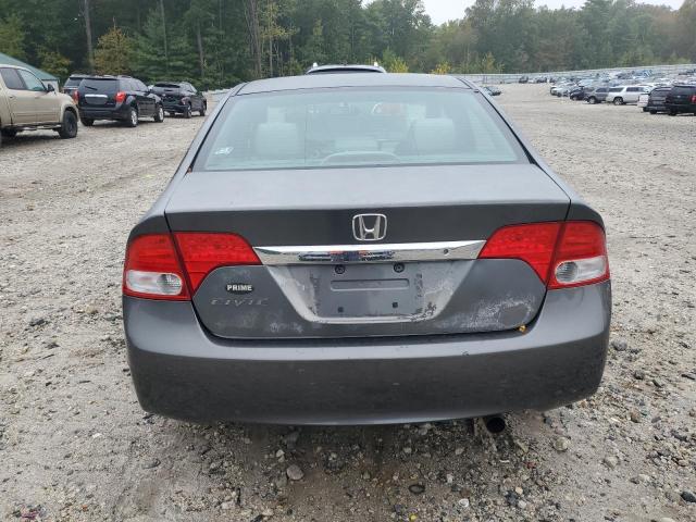 2HGFA16529H529900 - 2009 HONDA CIVIC LX GRAY photo 6