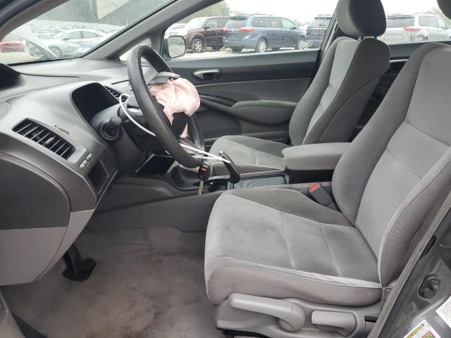 2HGFA16529H529900 - 2009 HONDA CIVIC LX GRAY photo 7