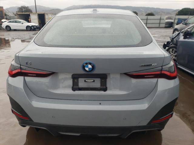 WBY73AW0XNFN15741 - 2022 BMW I4 EDRIVE4 SILVER photo 6